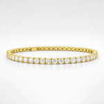 Load image into Gallery viewer, Modern Round Tennis Bracelet

