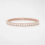 Load image into Gallery viewer, Emerald Cut Line Bracelet
