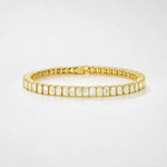 Load image into Gallery viewer, Emerald Cut Line Bracelet
