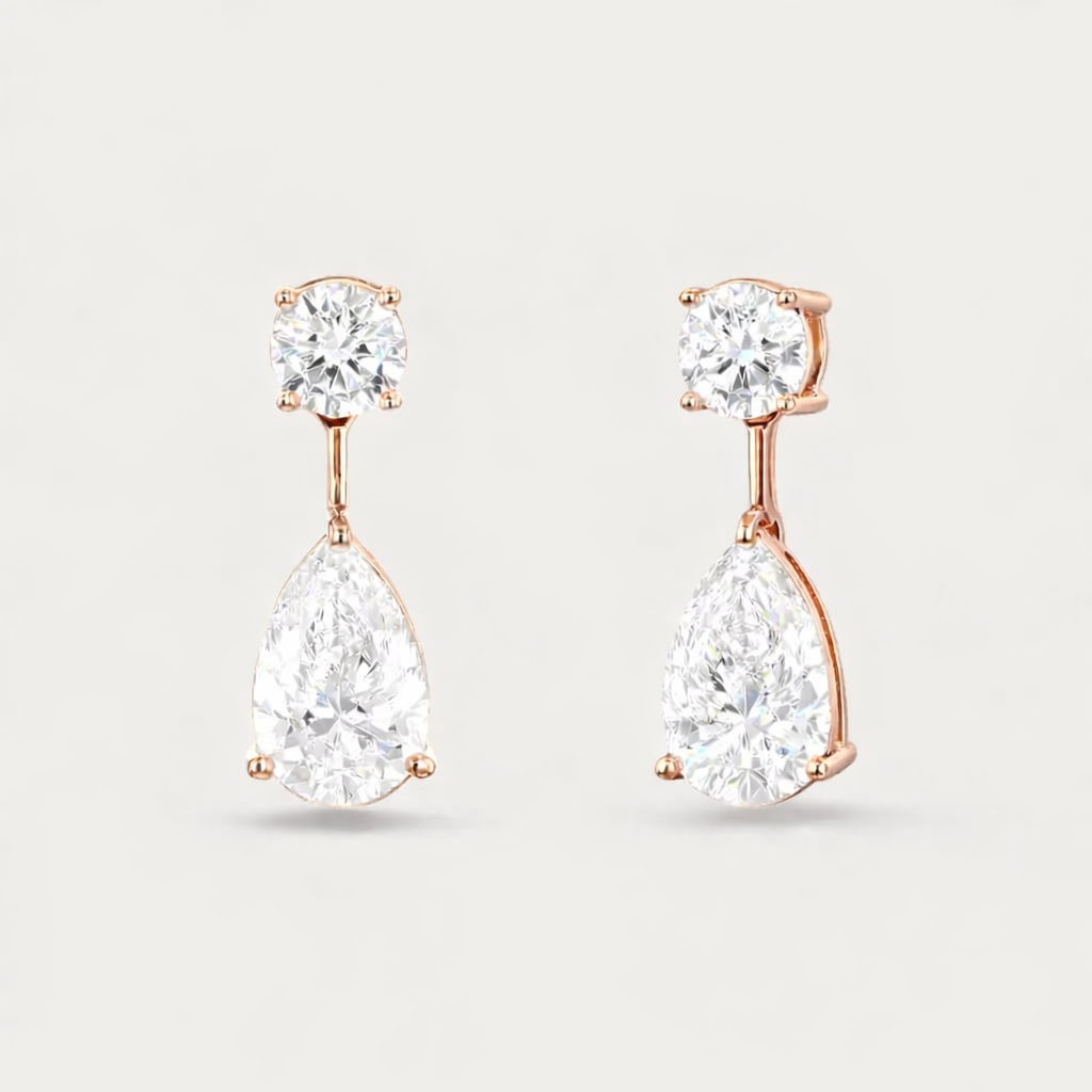 Round PearDrop Earrings