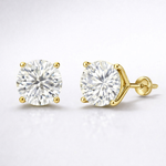 Load image into Gallery viewer, Round Screwback Stud Earrings
