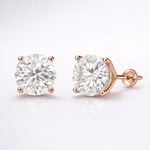 Load image into Gallery viewer, Round Screwback Stud Earrings
