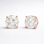 Load image into Gallery viewer, Round Basket Stud Earrings
