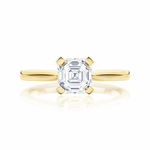 Load image into Gallery viewer, Asscher Minimal Ring
