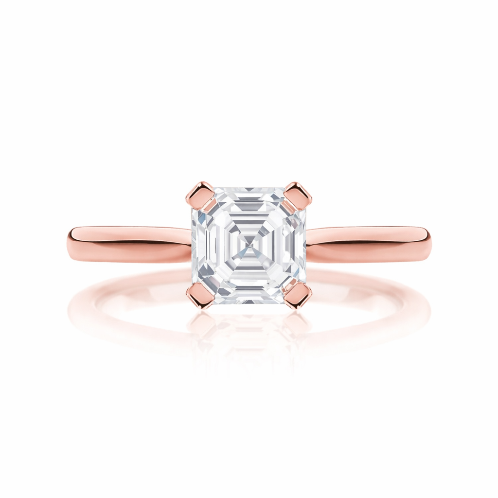 Asscher Minimal Ring
