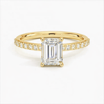 Load image into Gallery viewer, Emerald Pave Ring
