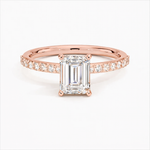 Load image into Gallery viewer, Emerald Pave Ring
