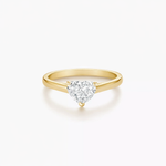 Load image into Gallery viewer, Heart Solitaire Ring

