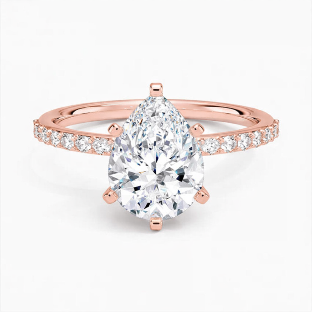 Oval Pave Ring