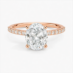 Load image into Gallery viewer, Oval Pave Ring
