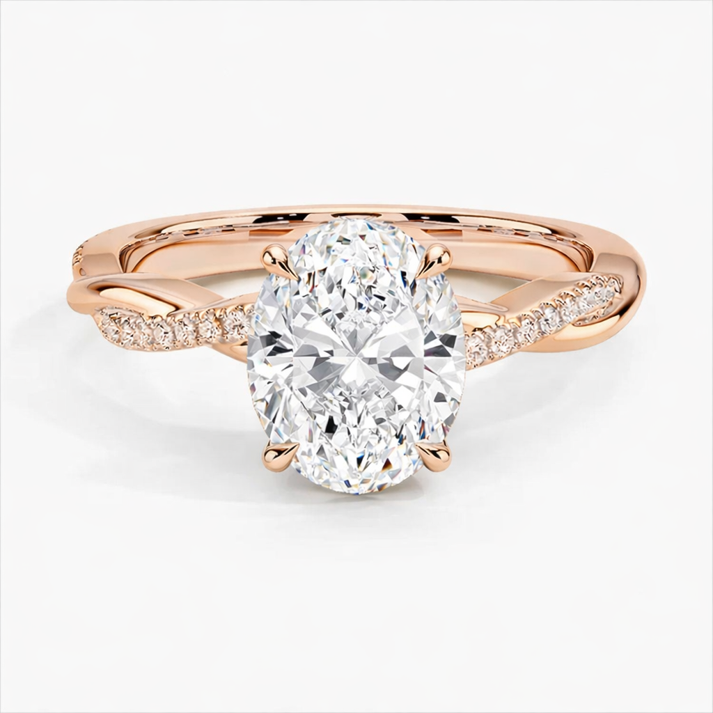 Oval Double Band Ring