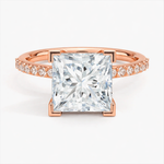 Load image into Gallery viewer, Princess Frame Pave Ring
