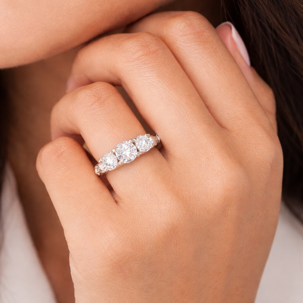 Round Trio Ring
