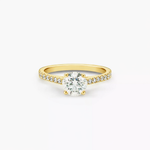 Load image into Gallery viewer, Round Three Stone Ring
