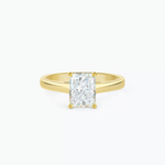 Load image into Gallery viewer, Emerald Twin Baguette Ring
