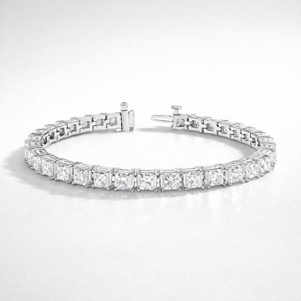 Classic Princess Cut Bracelet