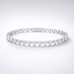 Load image into Gallery viewer, Heart Tennis Bracelet
