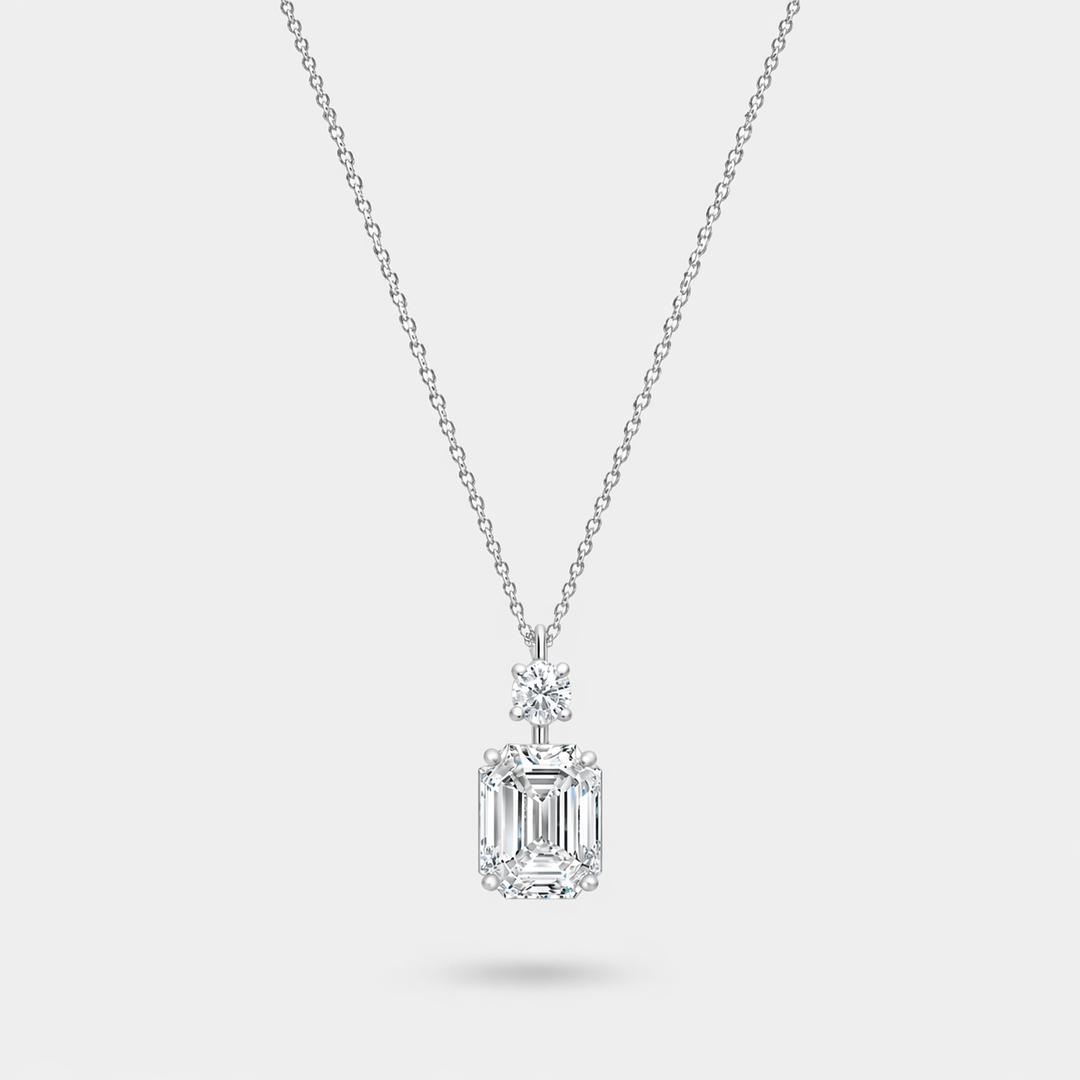 Round Halo Pendant