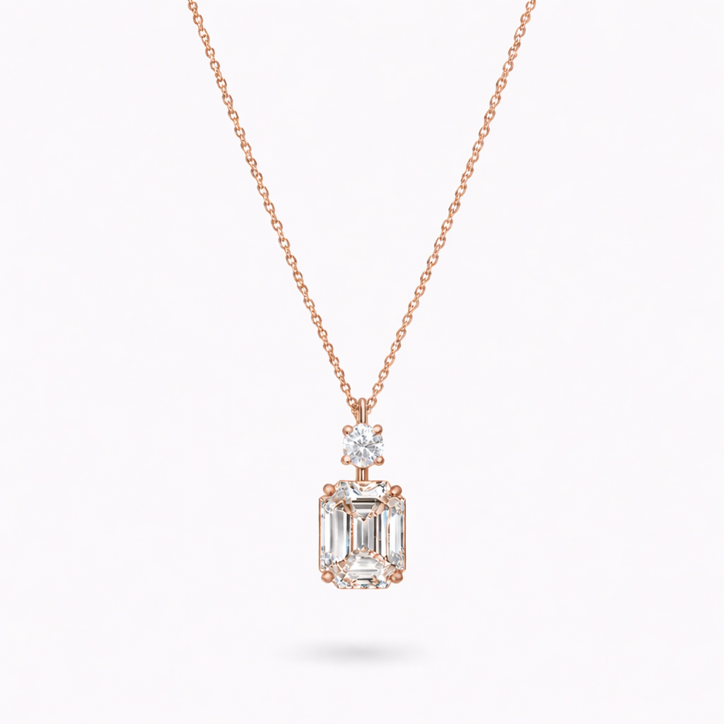 Round Halo Pendant