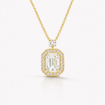 Load image into Gallery viewer, Emerald Round Pendant
