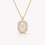 Load image into Gallery viewer, Emerald Round Pendant
