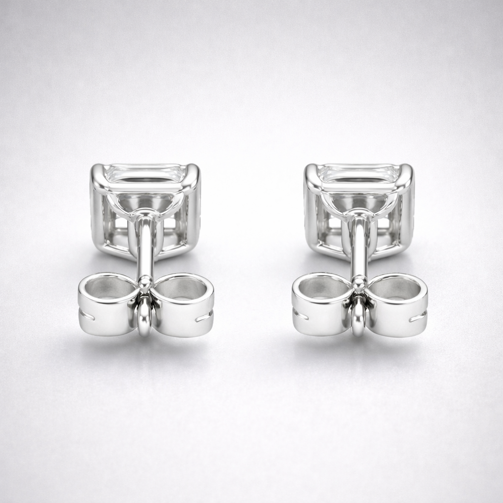 Emerald Gallery Stud Earrings