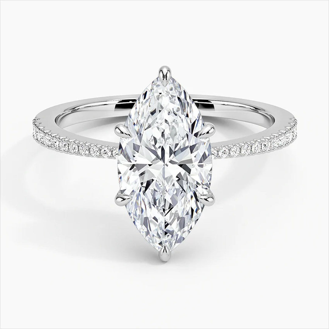 Marquise Pave Ring
