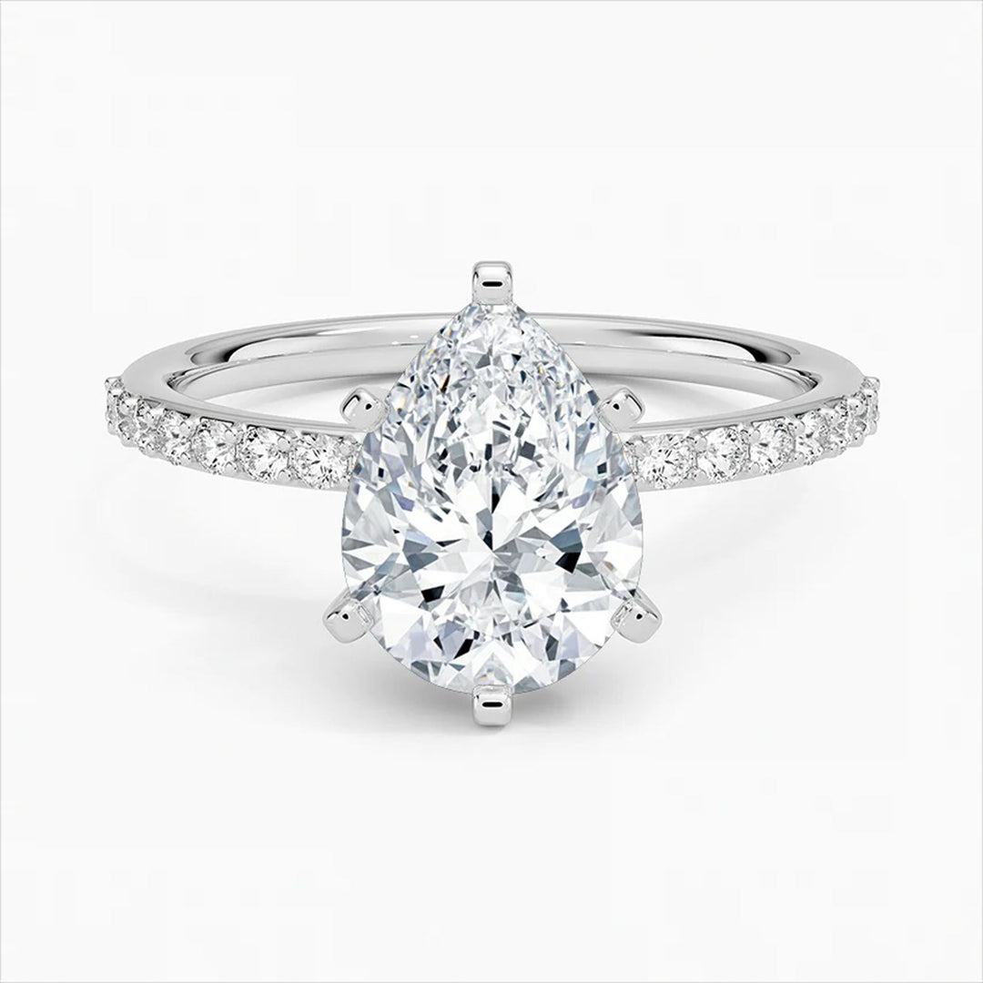 Oval Pave Ring