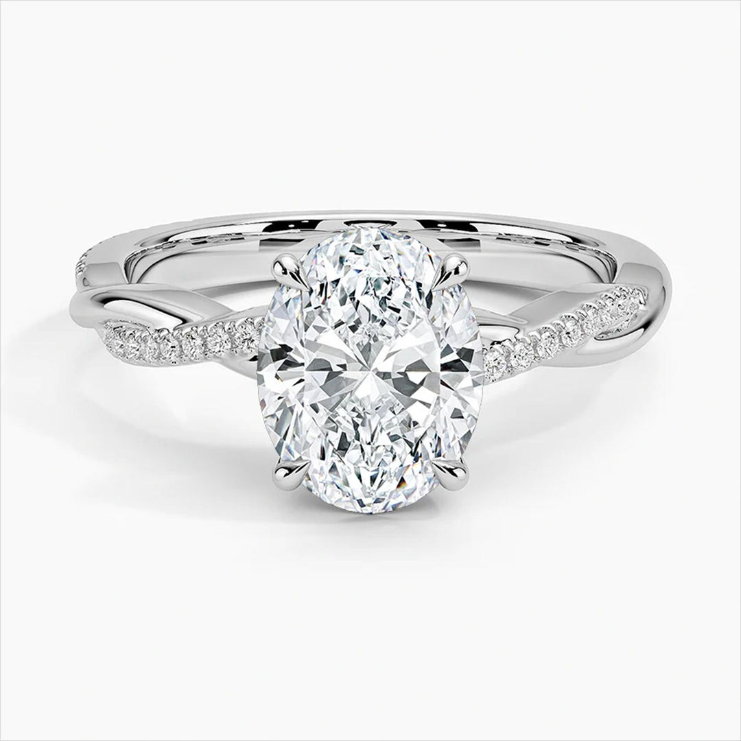 Oval Double Band Ring