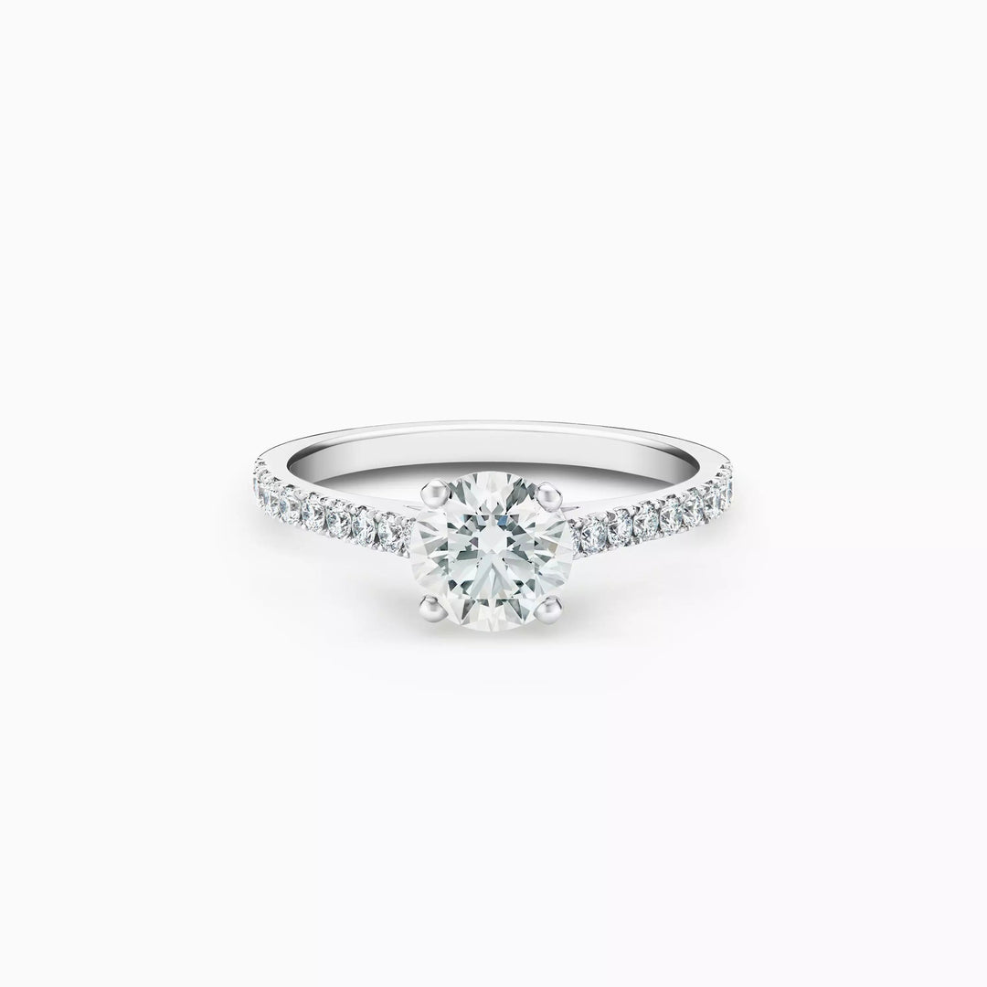 Round Three Stone Ring