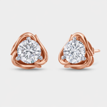 Load image into Gallery viewer, Trinity Rose Stud Earrings
