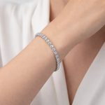 Load image into Gallery viewer, Refined Round Tennis Bracelet
