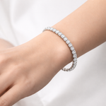 Load image into Gallery viewer, Eternal Round Tennis Bracelet
