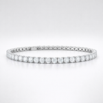 Load image into Gallery viewer, Modern Round Tennis Bracelet
