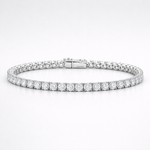 Load image into Gallery viewer, Modern Round Tennis Bracelet
