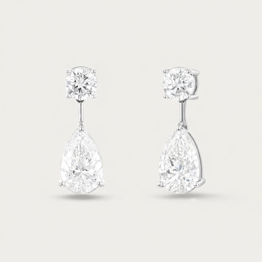 Round PearDrop Earrings