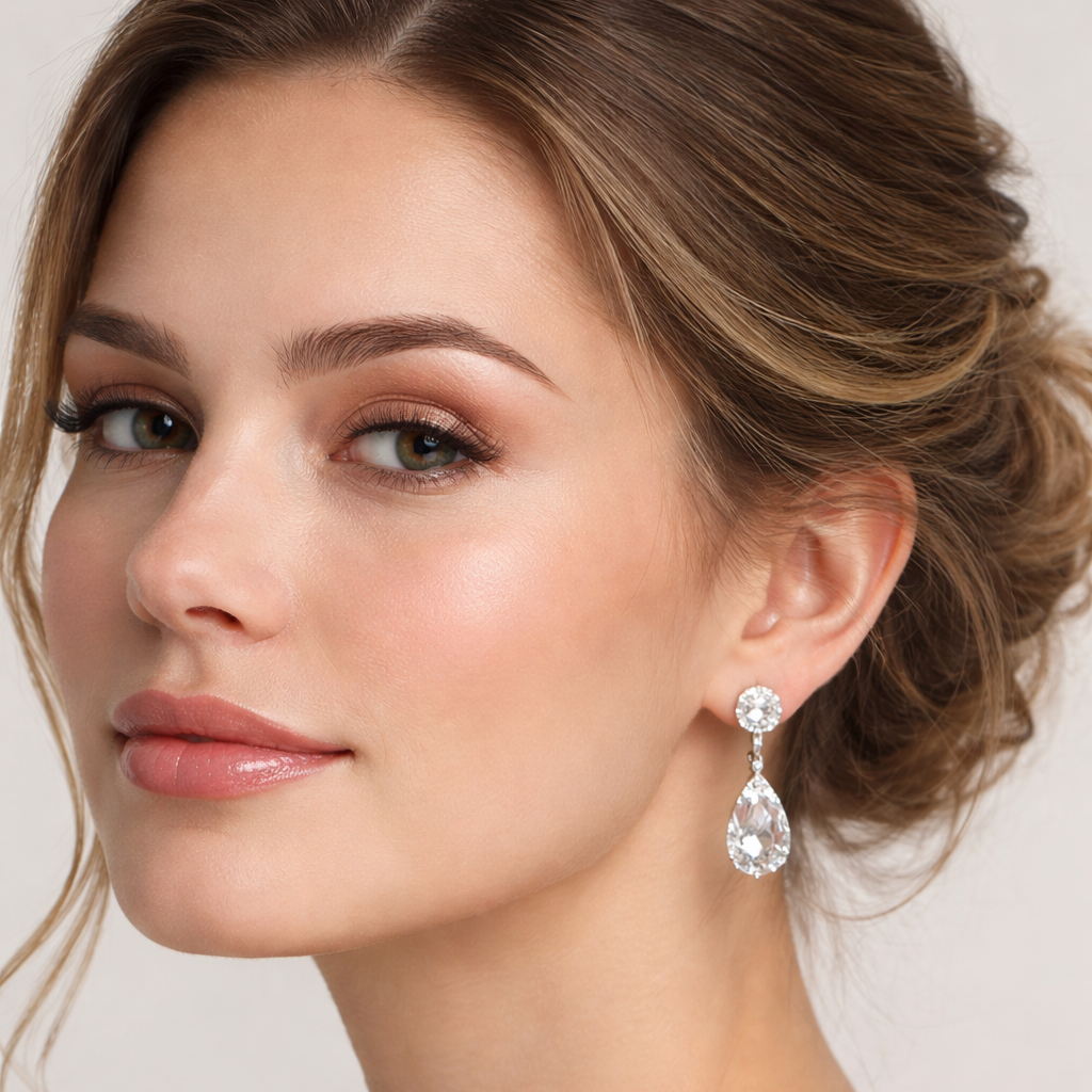 Round PearDrop Earrings